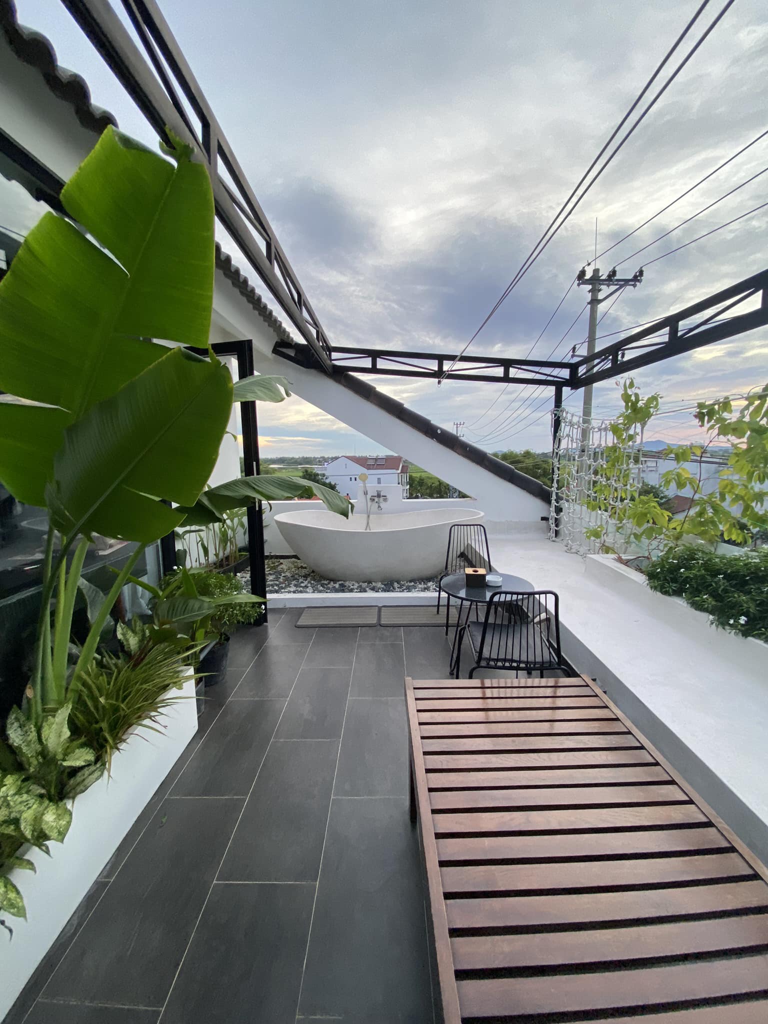luxury penthouse Hoi An balcony view