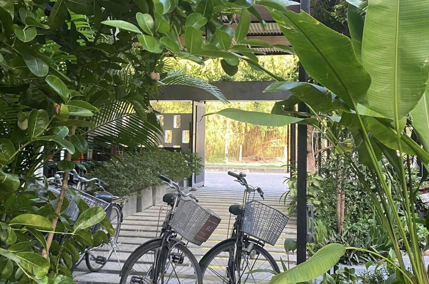 Villa pool in top rated family accommodation in Hoi An